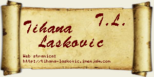 Tihana Lasković vizit kartica